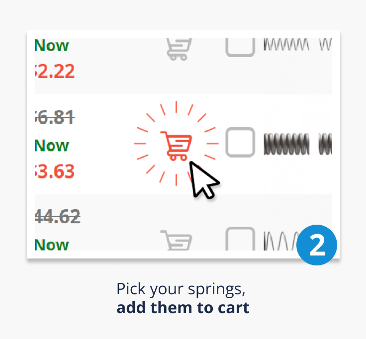 Add Springs to Cart