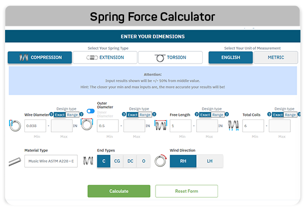 compression spring calculator, Spring Creator