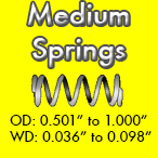 medium spring sizes
