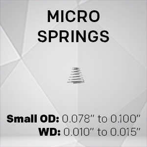 micro cone springs