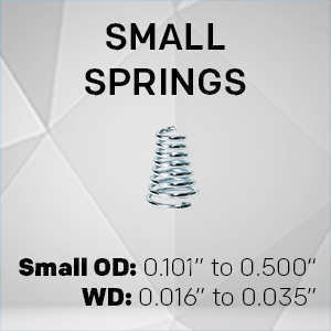 small cone springs