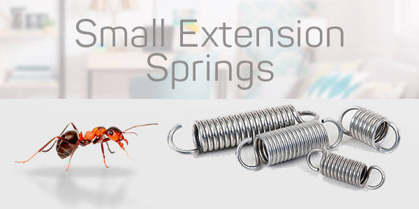 Small Extension Coil Springs