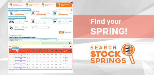 stock conical spring catalog search