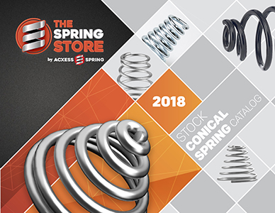 stock conical spring catalog cover