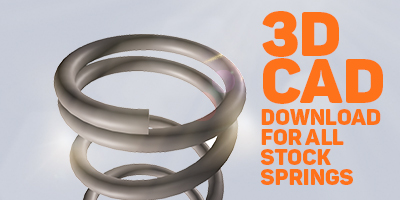 The Spring Store Compression 3D CAD Download for all stock springs