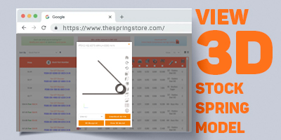 The Spring Store Torsion View 3d Stock Spring Model