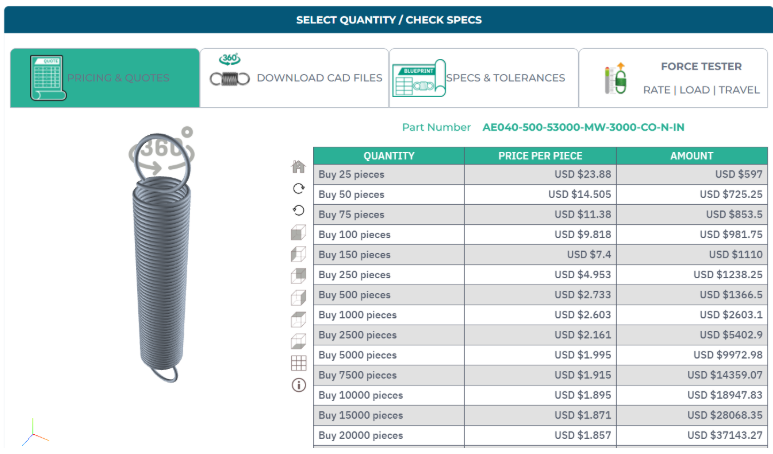 Instant Spring Quote - choose your option