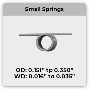 Torsion Spring Sizes Small Springs Torsion Spring Sizes Small Springs